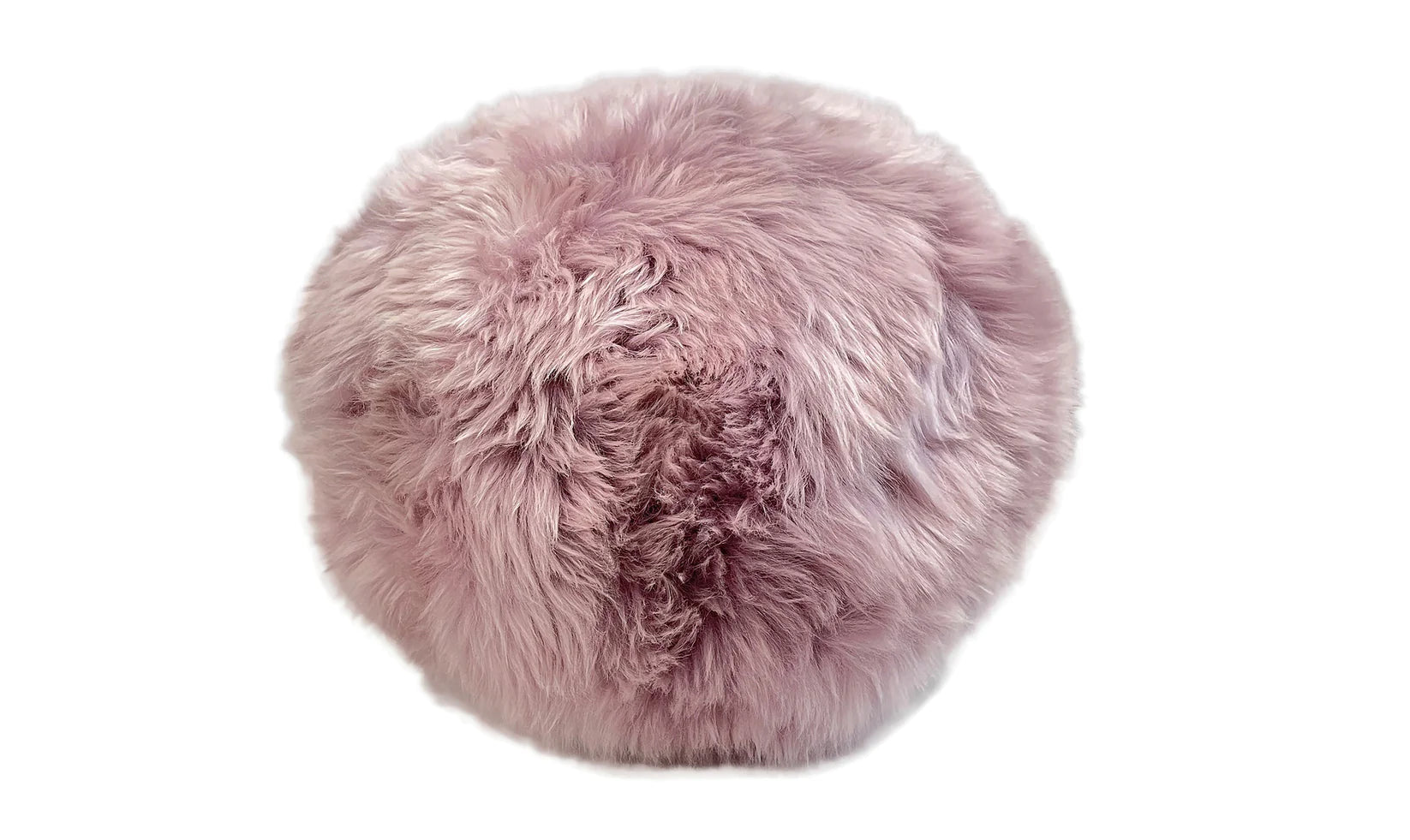 Long Wool Sheepskin Ball Cushion