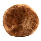 Long Wool Sheepskin Ball Cushion