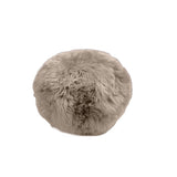 Long Wool Sheepskin Ball Cushion