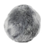 Long Wool Sheepskin Ball Cushion