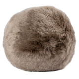 Long Wool Sheepskin Ball Cushion