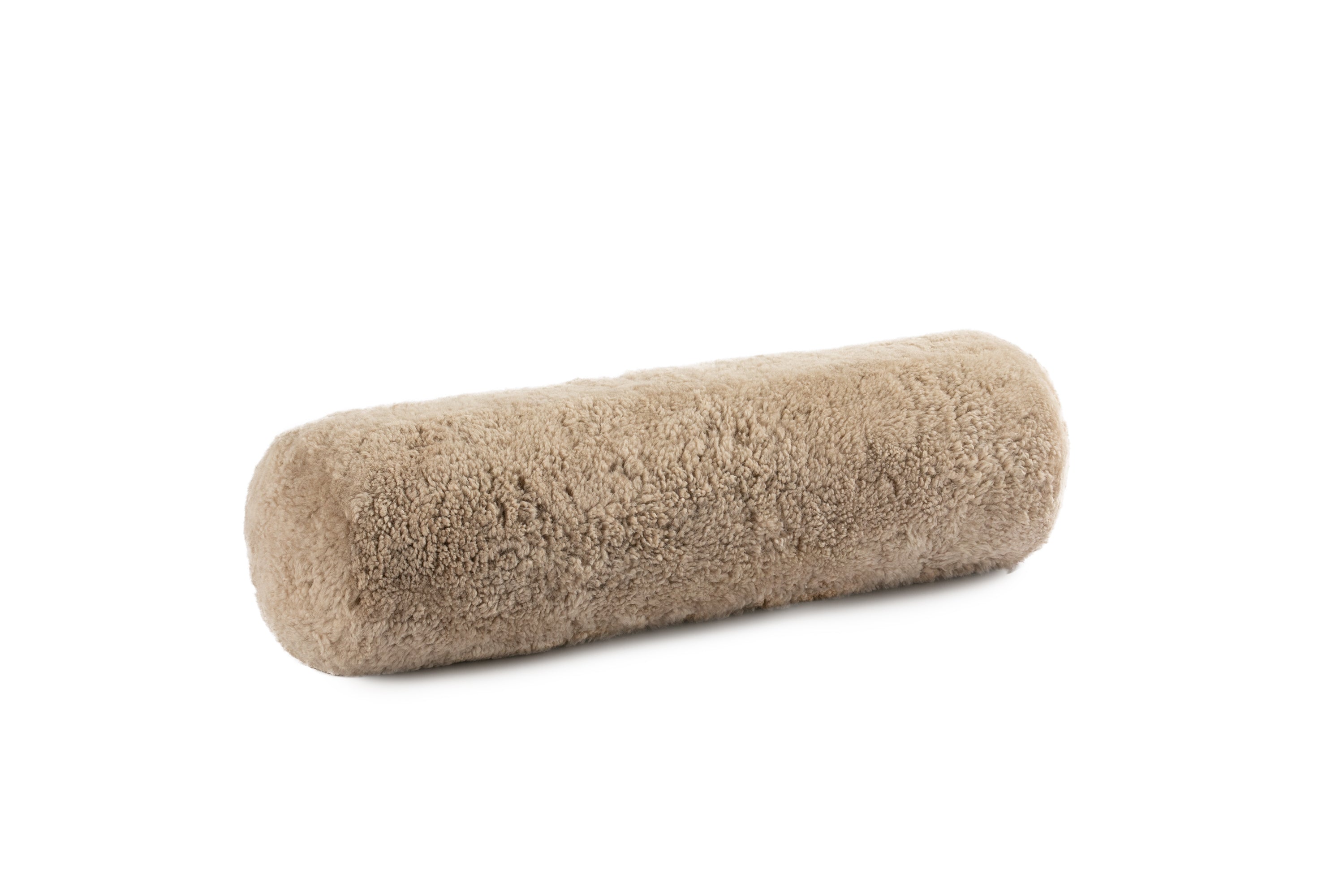 Shorn Curly Wool Sheepskin Bolster Cushion