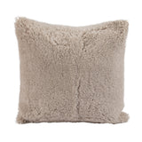 Shorn Curly Wool Sheepskin Throw Pillow