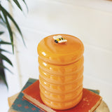 Ceramic Beehive Honey Jar