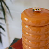 Ceramic Beehive Honey Jar