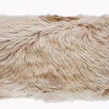 Long Wool Sheepskin Lumbar Cushion