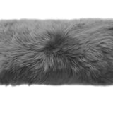 Long Wool Sheepskin Lumbar Cushion