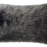 Long Wool Sheepskin Lumbar Cushion