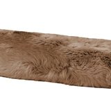 Long Wool Sheepskin Bolster Cushion