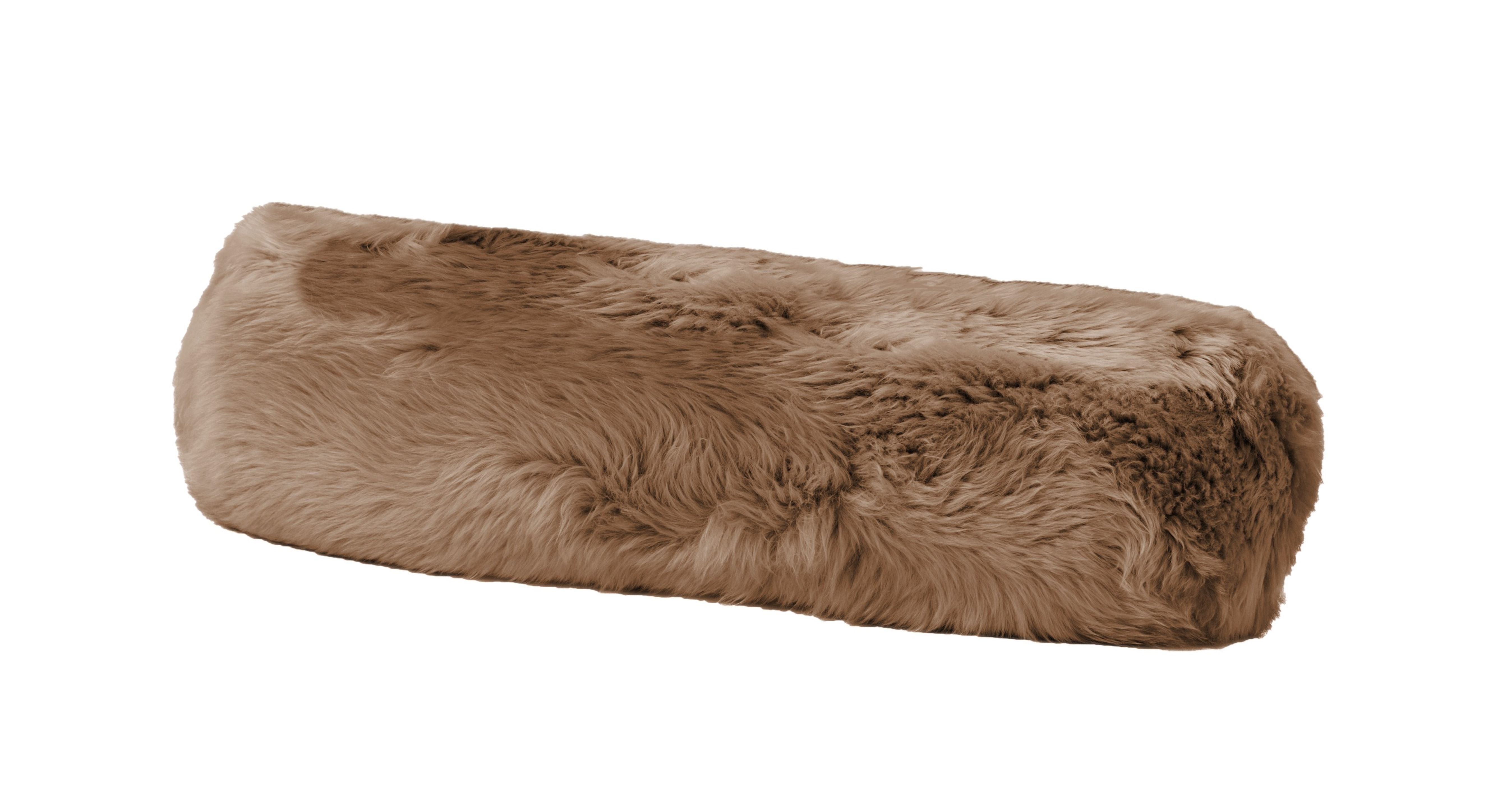 Long Wool Sheepskin Bolster Cushion