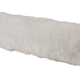 Long Wool Sheepskin Bolster Cushion