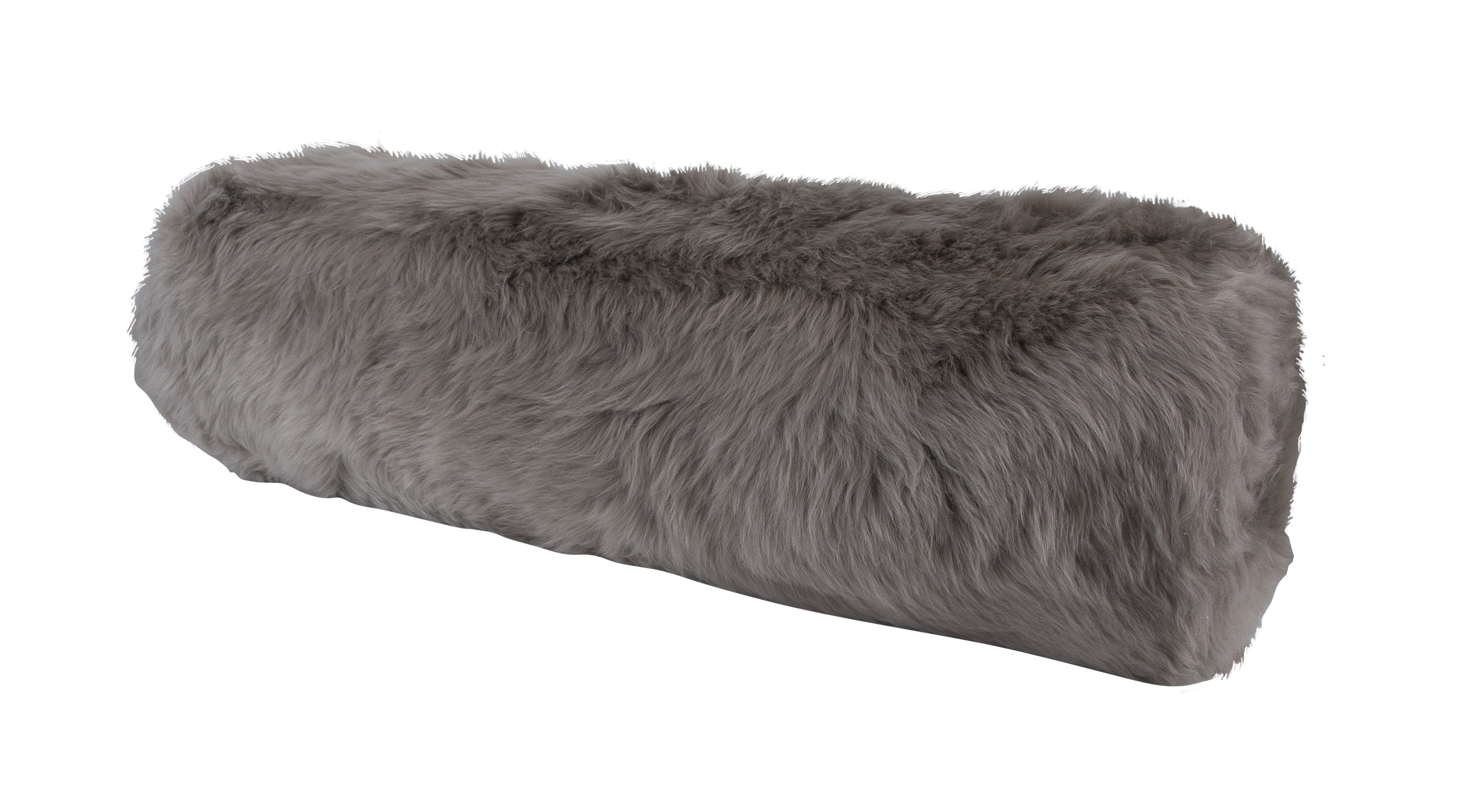 Long Wool Sheepskin Bolster Cushion