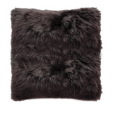 Long Wool Sheepskin Throw Pillow