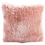 Long Wool Sheepskin Throw Pillow