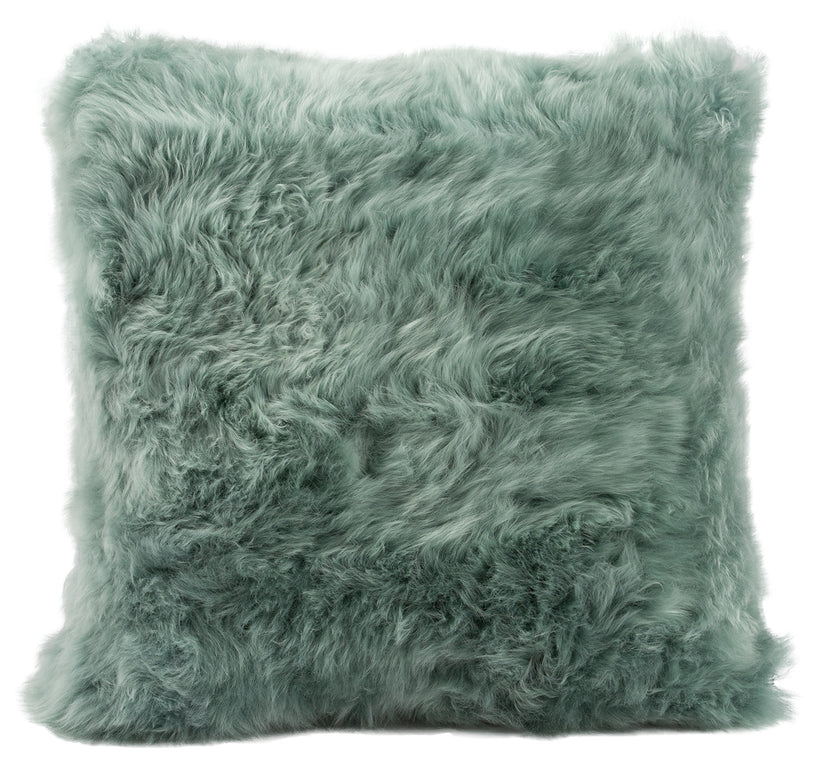 Long Wool Sheepskin Throw Pillow