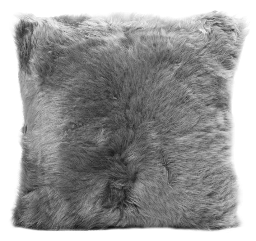 Long Wool Sheepskin Throw Pillow