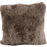 Long Wool Sheepskin Throw Pillow