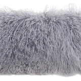 Tibetan Long Wool Sheepskin Lumbar Cushion