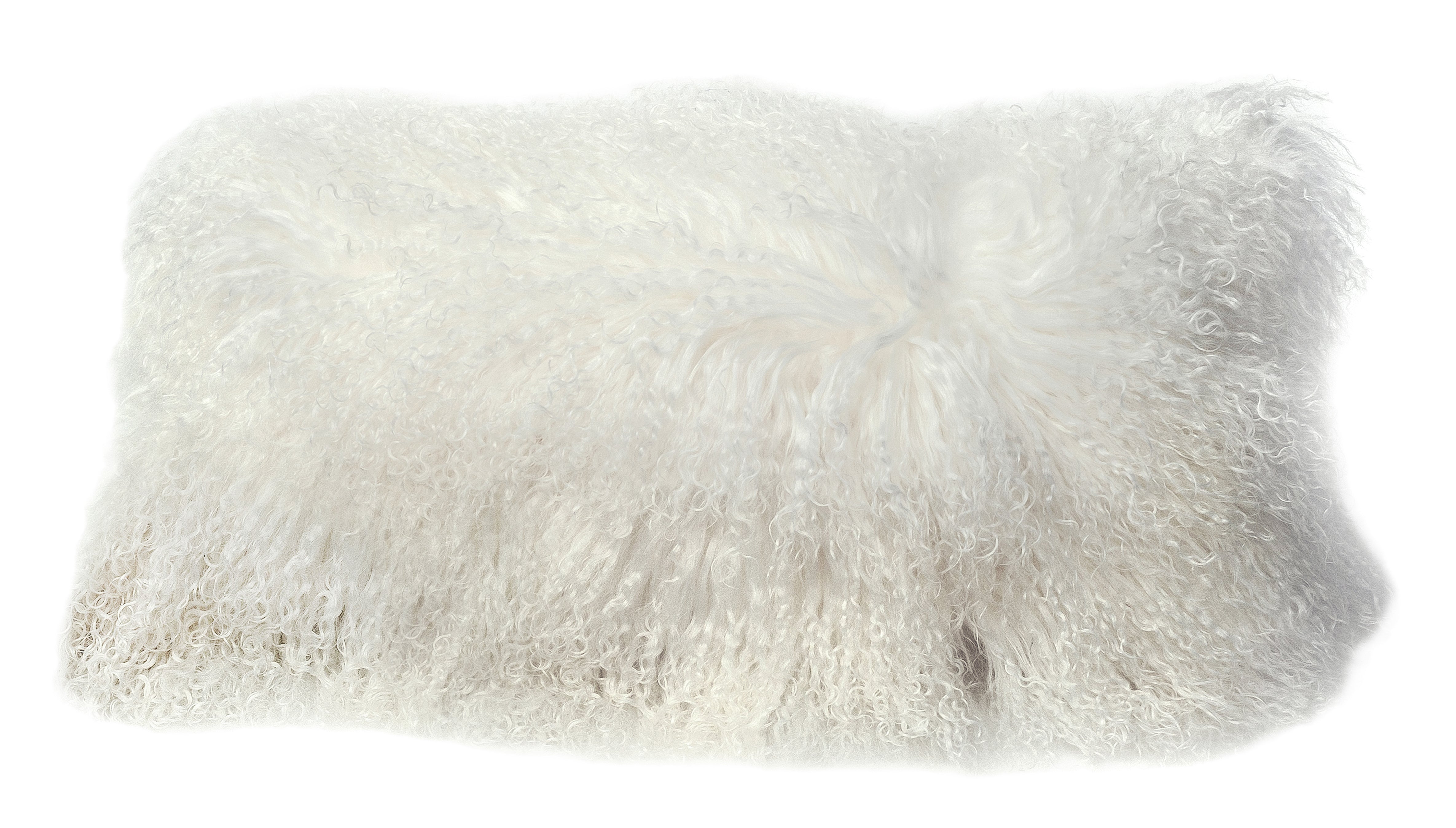 Tibetan Long Wool Sheepskin Lumbar Cushion