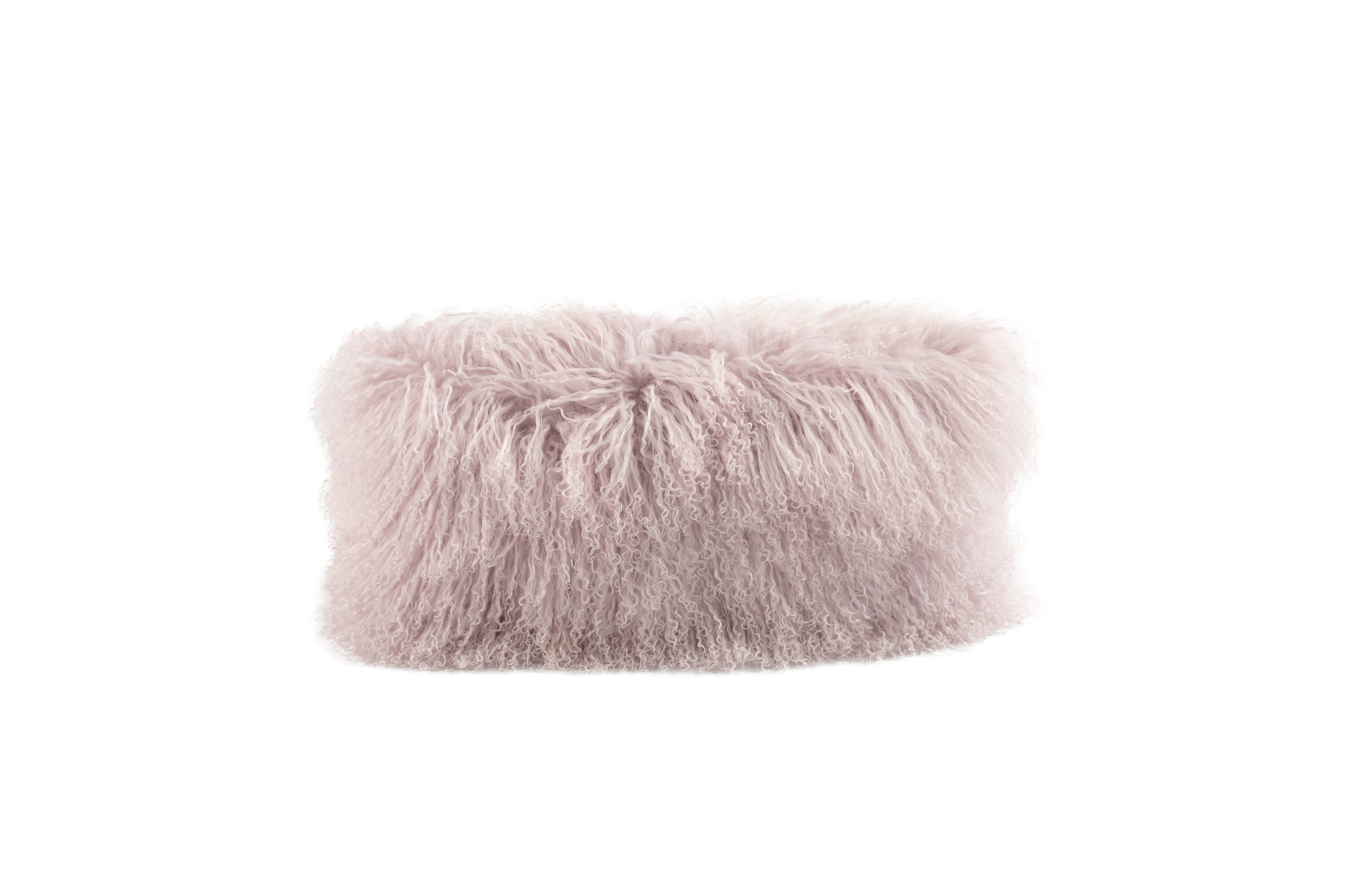 Tibetan Long Wool Sheepskin Lumbar Cushion