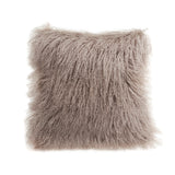 Tibetan Long Wool Sheepskin Throw Pillow