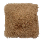 Tibetan Long Wool Sheepskin Throw Pillow