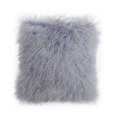 Tibetan Long Wool Sheepskin Throw Pillow