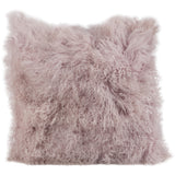 Tibetan Long Wool Sheepskin Throw Pillow