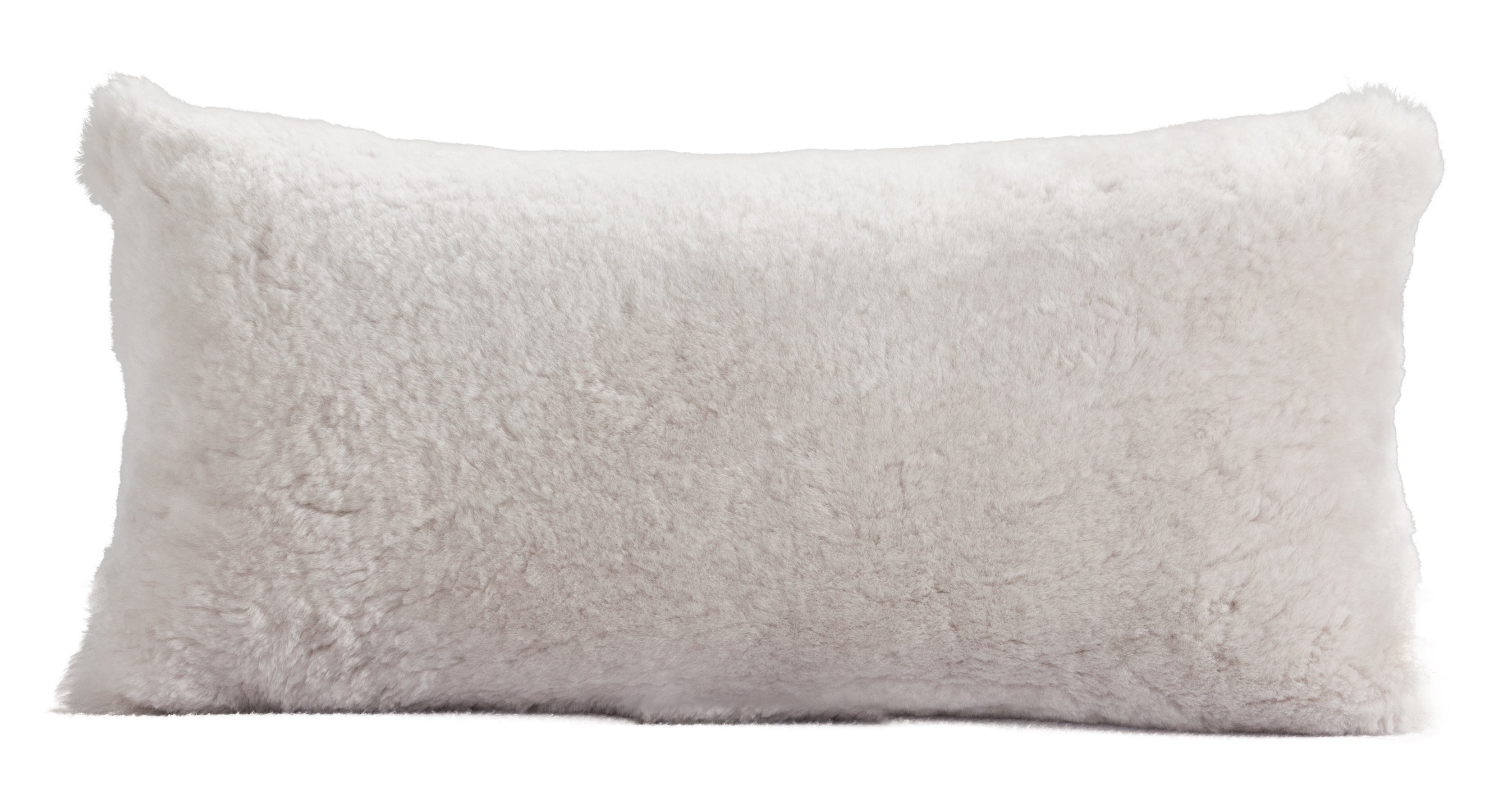 Shorn Wool Sheepskin Lumbar Cushion