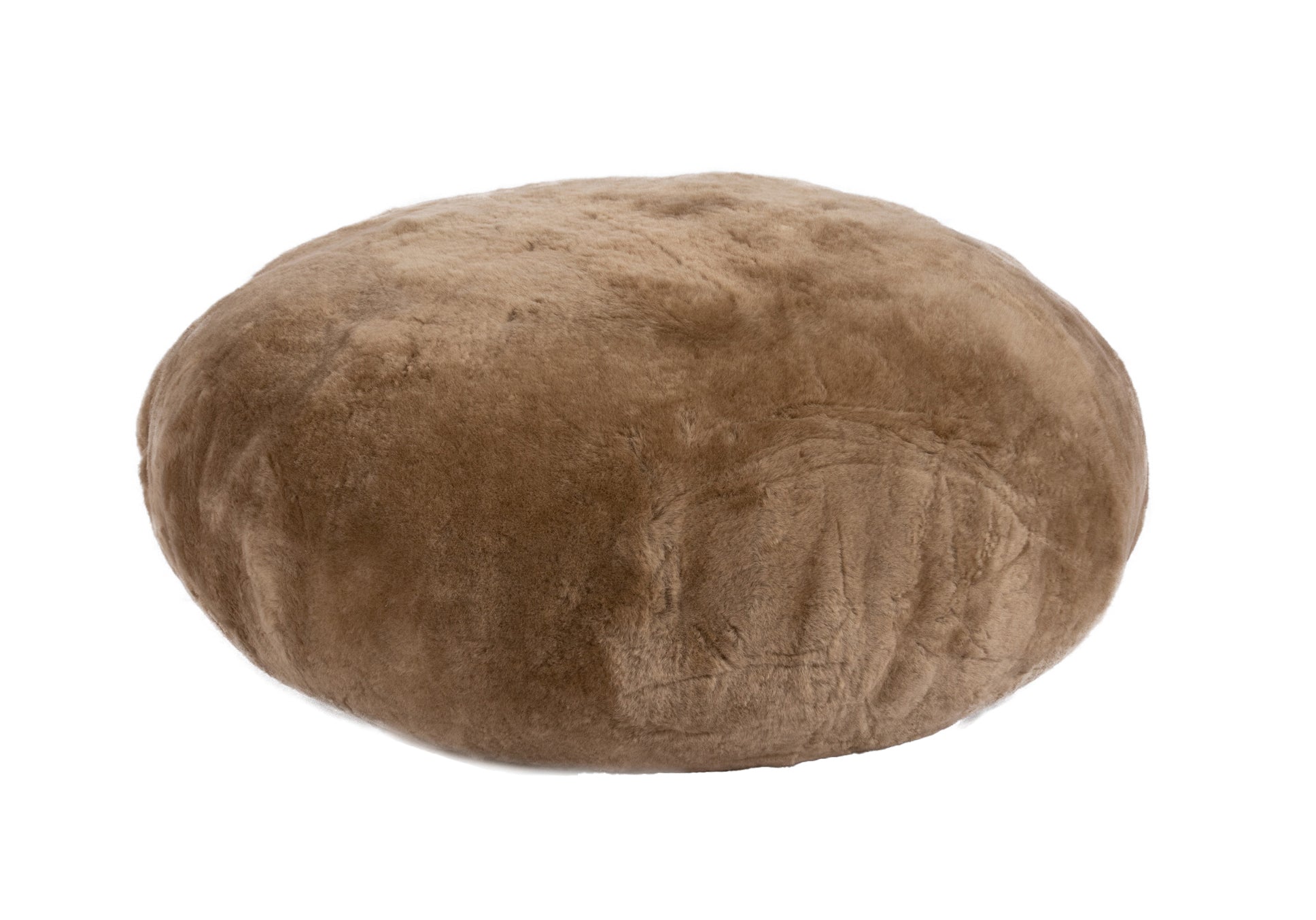 Shorn Wool Sheepskin Pouf