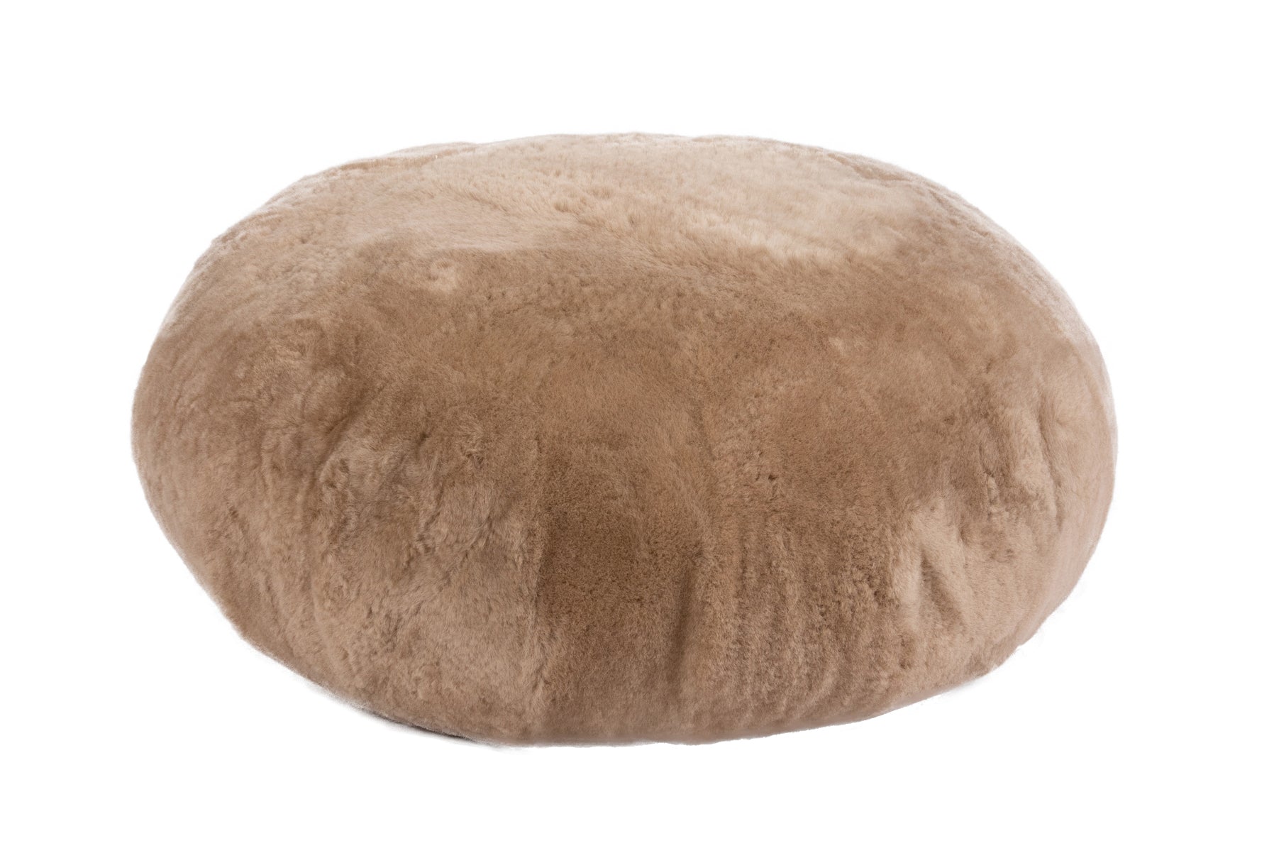 Shorn Wool Sheepskin Pouf