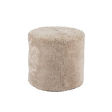 Shorn Wool Sheepskin Tuffet