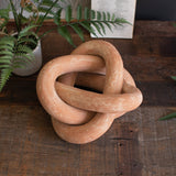 Large Clay Linking Loops Sculpture