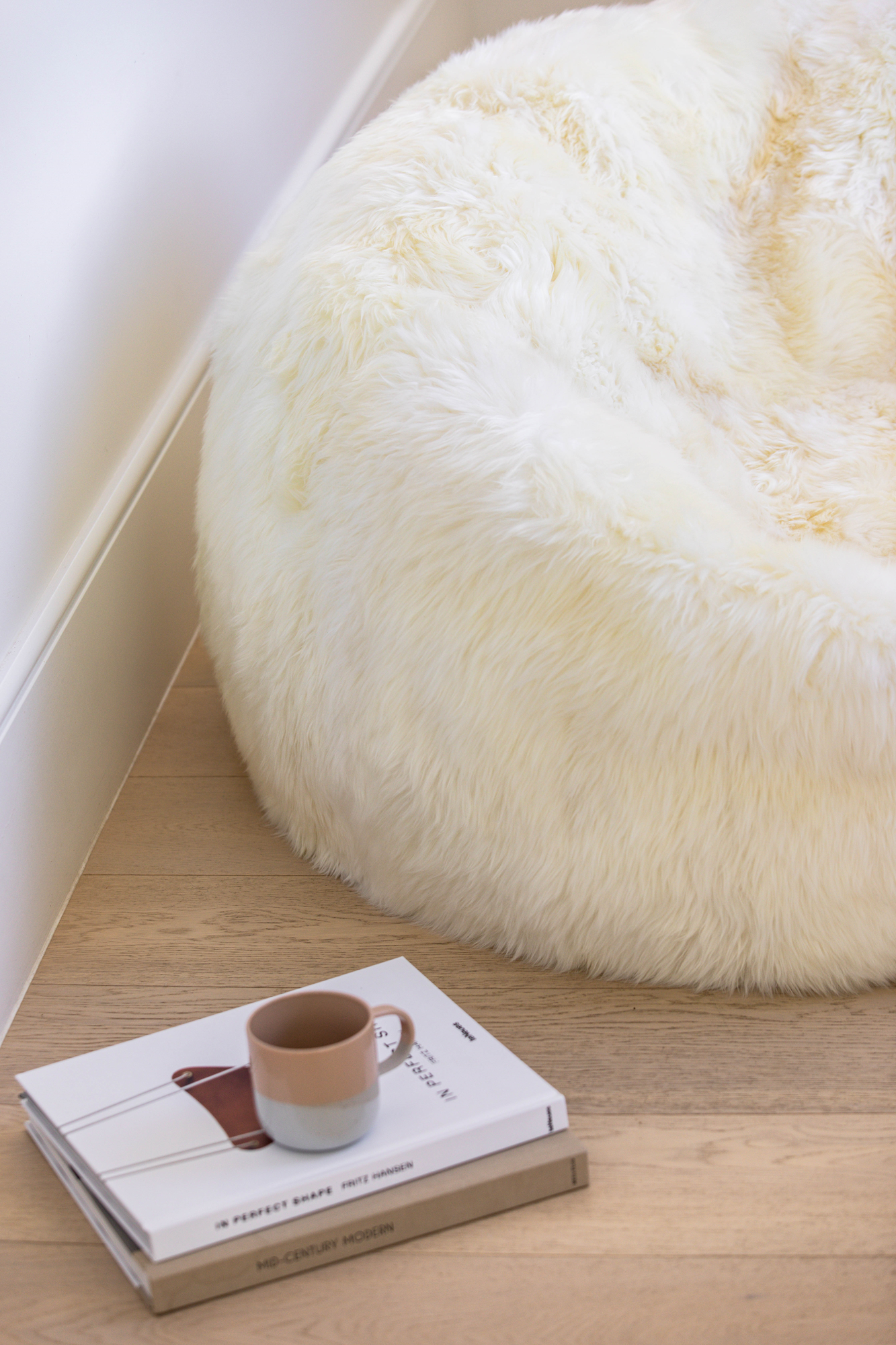 Long Wool Sheepskin Bean Bag