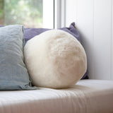 Shorn Wool Sheepskin Ball Cushion