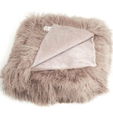 Tibetan Long Wool Sheepskin Throw