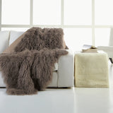 Tibetan Long Wool Sheepskin Throw