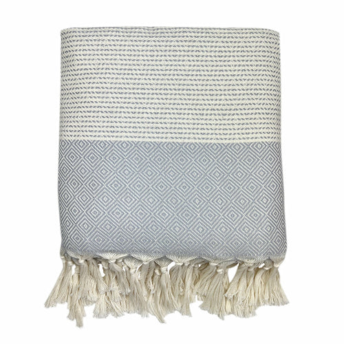 Diamond Stripe Turkish Throw